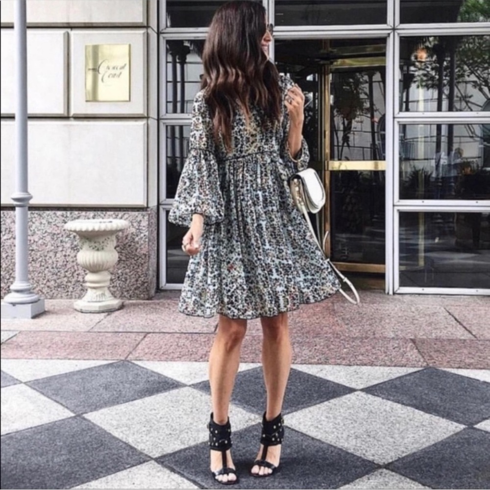 Anthropologie Bhanuni by Javoti Libra Floral Dress Size 4 - Picture 15 of 16